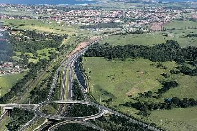 Aerial view of the Albion Park Rail bypass corridor
